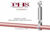 Static and Dynamic Restraints - Bay Port Valve · pipe hangers. supports, restraints and specialty devices to support and control piping and equipment used in fossil power generating
