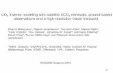 CO inverse modeling with satellite XCO retrievals, ground ... · 0 CO 2inverse modeling with satellite XCO 2retrievals, ground-based observations and a high-resolution tracer transport.