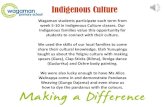 Indigenous Culture - Charles Darwin University€¦ · Indigenous Culture Wagaman students participate each term from week 5-10 in Indigenous Culture classes. Our Indigenous families