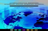 INTERNATIOANAL REFEREED ACADEMIC SOCIAL SCIENCES … · 1 Our journal is a refereed and internationally indexed journal. Each paper is evaluated by ... International peer-reviewed