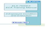 ELS-7500EX ECA Training Manual 3.Exposure Condition and ...nanosop/documents/75... · ELS-7500EX ECA Training Manual 3.Exposure Condition and Execution Elionix Inc. 1 Starting the