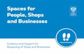 Spaces for People, Shops and Businesses · Perth & Kinross Council wishes to help support the reopening of shops and businesses recognising that this must be done in a way ... The