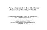 Presentation: A Fully-Integrated 10.5 to 13.5 Gbps ... · Presentation: A Fully-Integrated 10.5 to 13.5 Gbps Transceiver in 0.13mm CMOS Created Date: 10/31/2003 4:13:56 PM ...
