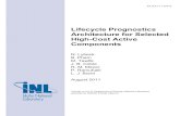 Lifecycle Prognostics Architecture for Selected High-Cost ...INL/EXT-11-22915 Lifecycle Prognostics Architecture for Selected High-Cost Active Components N. Lybeck B. Pham M. Tawfik