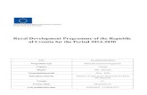 of Croatia for the Period 2014-2020 Rural …...1 Rural Development Programme of the Republic of Croatia for the Period 2014-2020 CCI 2014HR06RDNP001 Programme type Rural Development