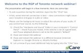 Welcome to the RGP of Toronto network webinar! · 2) Close and restart the webinar 3) Close and restart the webinar in a different browser (Internet Explorer vs. Google Chrome vs.