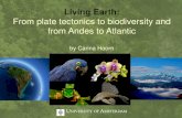 Living Earth - ABC · Biodiversity through time (Benton, 2016, PLOS) Life on Land –Present biodiversity 50 100 150 ... (from mountain uplift and climate change) Mountain uplift