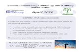 Salem Community Center @ the Armory Newslettersalemcommunitycenter.org/wp/wp-content/uploads/... · -Jane Fonda’s Workout Challenge-Crunch Fitness Dance Party DVD -P90X DVD’s