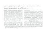 Acute Hand Compartment Syndromes after Closed Crush: A ...drpinal.com/articulos/2001 septHand Crush en PRS.pdf · tained a crush to the hand and forearm, re-quired treatment for an