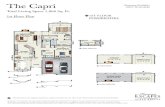 1ST FLOOR OPTIONAL COVERED PORCH POSSIBILITIES The … · 2016. 6. 3. · The Capri Total Living Space 1,866 Sq. Ft. 1st Floor Plan 1ST FLOOR POSSIBILITIES All dimensions are approximate