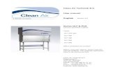 Clean Air Techniek B.V. User manual English Series DLF & PCR - Lab … · Clean Air Techniek B.V. User manual English Version 5.0 Series DLF & PCR Laminar downflow-cabinet Types:
