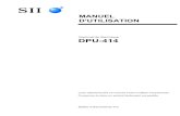 DPU-414 · Directives et normes européennes applicables Produit : Imprimante thermique DPU-414-50B-E et DPU-414-51B-E Directive : Intitulé 2004/108/CE Directive relative à la compatibilité
