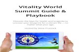 Vitality World Summit Guide & Playbookduf2qbl1wkcao.cloudfront.net/VWS2017_WorldSummitPlaybook...Vitality World Summit Guide & Playbook Discover the keys for health and longevity to