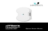 5 GHz Point to Point 1.0+ Gbps Radio · Thank you for purchasing the Ubiquiti Networks™ airFiber® 5 GHz Point-to-Point 1.0+ Gbps Radio. This Quick Start Guide is designed to guide