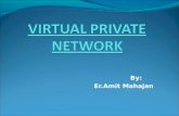 By: Er.Amit Mahajan - 123seminarsonly.com...The VPN connection is a point-to-point connection between the user’s computer and a corporate server. The VPN connection across the Internet