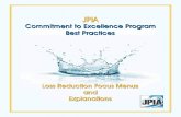 Commitment to Excellence Program Best Practices€¦ · A “menu” indicating the best practices for each focus area is included and an explanation for each best practice. JPIA