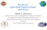 Review of Equivalent Neutral Winds and Stress€¦ · •Earth relative winds are the standard for almost all atmospheric applications: •Operational meteorology (forecasts and analyses)