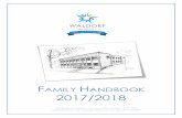 FAMILY HANDBOOK 2017/2018 · Waldorf Academy Family Handbook 2017 Page 6 of 46 3. OUR HOME Waldorf Academy is an independent, co-educational and non-sectarian Waldorf school. The