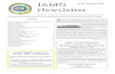 IAMG No. 69 December 2004 Newsletter res.pdf · IAMG Newsletter No. 69 - 2 - Councilors Antonella Buccianti, Dipartimento di Scienze della Terra, Università di Firenze, Via La Pira