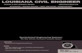 LOUISIANA CIVIL ENGINEER · Professional Listing Card (64mm × 35mm) $225.00* Services or Suppliers Ad Card (64mm × 35mm ) $250.00* Quarter Page Advertisement (95mm × 120mm) $300.00