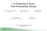 I-5 Express Lanes Toll Feasibility Studyleg.wa.gov/JTC/Meetings/Documents/Agendas/2011 Agendas...Proviso Background •Included in FY 2011 transportation budget •Study feasibility