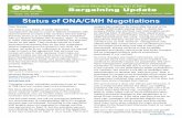 Status of ONA/CMH Negotiations€¦ · 13/9/2019  · See the flyer on page 4 for details. Oregon Nurses Association | 18765 SW Boones Ferry Road Suite 200 | Tualatin OR 97062 | 1-800-634-3552