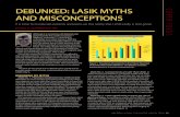 DEBUNKED: LASIK MYTHS AND MISCONCEPTIONS · Internet and in social media (Figure 1). We cannot, however, place all of the blame there. In addition, many of our peers continue to think