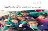 Language Diversity in Primary Schools · on ethnic differences in levels of achievement have been published by Ofsted (Gillborn & Gipps, 1996; Gillborn & Mirza, 2000) , DfE (2009),