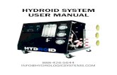 Reverse Osmosis User Manual - HydroLogic Systemsimages.hydrologicsystems.com/Hydroid-Manual.pdfThe Hydroid Reverse Osmosis System is a state-of-the-art, versatile system for treating