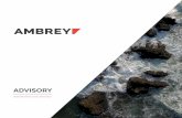ADVISORY€¦ · As maritime security risk experts Ambrey is the ideal partner to help ensure that your policies ... this product ensures that owners, operators, and agents understand