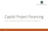Capital Project Financing - CCAOCapital Project Financing. LOCAL ECONOMIC DEVELOPMENT •Loans to local governments for water and wastewater projects are recommended and requested