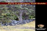 Pu‘u o Lokuana Trail Guide - Island Sourceislandsource.com/HawaiiVolcanoesNationalPark/Puu-o...Pu‘u o Lokuana Trail Guide Pu‘u o Lokuana Trail Guide Ranching is a significant