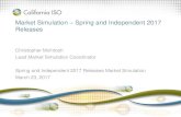 Market Simulation Presentation - California ISO · Transmission B2B Service Changes • Transmission B2B Service Changes – V1 supported, V2 to be added – NoW Enumerations: RIMS_OUTAGE,