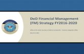DoD Financial Management (FM) Strategy FY2016-2020...(MOCAS, OnePay, DCPS, etc.) Daily, Direct Treasury Target State*: All Direct Treasury Disbursing. Where we started OSD-C FM SV-8