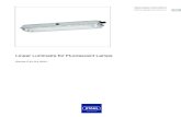 Linear Luminaire for Fluorescent Lamps - R. STAHL · Safety notes 4 222203 / 600160300010 2017-05-12·BA00·III·en·04 Linear Luminaire for Fluorescent Lamps Series EXLUX 6001 EN