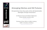 Emerging Niches and H2 Futures - College of Europe · futures literature (McDowall/Eames) Socio-Technical Niches Three aspects of niches (Geels, 2002) - Promises and expectations
