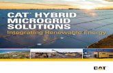 CAT HYBRID MICROGRID SOLUTIONS · From accessing a site, building it, mining it and growing it, the need for reliable onsite power is essential. Cat Hybrid Microgrid Solutions offer
