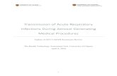 Transmission of Acute Respiratory Infections During ... · associated with clinical respiratory infections (p