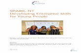SPARK. NT Developing Enterprise Skills for Young … Table Reports...Page 1 of 24 SPARK. NT Developing Enterprise Skills for Young People Members: Leah Sharp, Khayla Da Ausen, Alicia