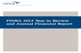 2013 FINRA Year in Review and Annual Financial Report · 27/06/2014  · customer accounts liquidating microcap and low-priced over-the-counter securities to ensure that, among other