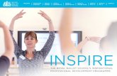 THE ROYAL BALLET SCHOOL’S INSPIRATIONAL PROFESSIONAL … · 2018. 10. 22. · CHRISTOPHER POWNEY ARTISTIC DIRECTOR OF THE ROYAL BALLET SCHOOL ‘ WELCOME Inspire is a professional
