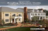 CertainTeed Roofing Selection · PDF file Roofing Selection Guide Shown in Landmark Premium Max Def Weathered Wood and Presidential Shake Weathered Wood North Central. Black Pearl