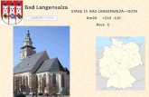 TAPPA 15 BAD LANGENSALZA - GOTA · 2017. 5. 25. · STAGE 15 BAD LANGENSALZA—GOTA Km20 +210 -110 Race E BL . 2 . 3 Bad Langensalza—Gotha . 4 Bad Langensalza – This is a stage