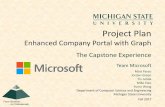 Michigan State University - Project Plan Enhanced …...intelligence on Microsoft cloud through Graph APIs. It is tremendously used in ECPG Microsoft Teams A platform that combines