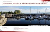 Clearlake Marina & Manufactured Home Park · Amenities Laundry 2 washer/dryers Storage Building 800 SF Walking/fishing from the dock Pad Sites 51 Marina Slips 36 Framing SFR - Wood
