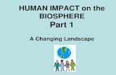 HUMAN IMPACT on the BIOSPHERE Chapter 6omarascience.weebly.com/uploads/2/7/7/4/2774881/... · OVERHUNTING can put animal populations at risk of _____extinction Alagoas Curassow: extinct