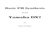 Yamaha DX7yates.ca/dx7/Basic FM Synthesis on the DX7.pdf · 2018. 9. 23. · 1: FM Demo 1-A (E.G. Control of Timbre) General Description: This voice is designed to imitate the familiar