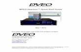 MPEG Gearbox™ Quick Start Guide - DVEO · MPEG Gearbox™ is DVEO’s new product line of broadcast quality, multichannel, real time, standard or high definition (up to 1080p),