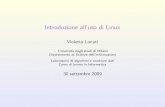 Introduzione all'uso di Linuxhomes.di.unimi.it/~lonati/algo/0910/lab/lucidi_linux_09.pdf · Violetta Lonati - Introduzione all’uso di Linux - 30 settembre 2009 3/18. In aula tau