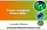 Como comprar Placa Mãe - Professor Ramosprofessorramos.com/hard/placamae.pdf · Placa Mãe Leandro Ramos . O que Observar ? •Fabricante •Chipset •Qualidade dos Componentes